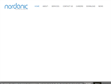 Tablet Screenshot of nordanic.com